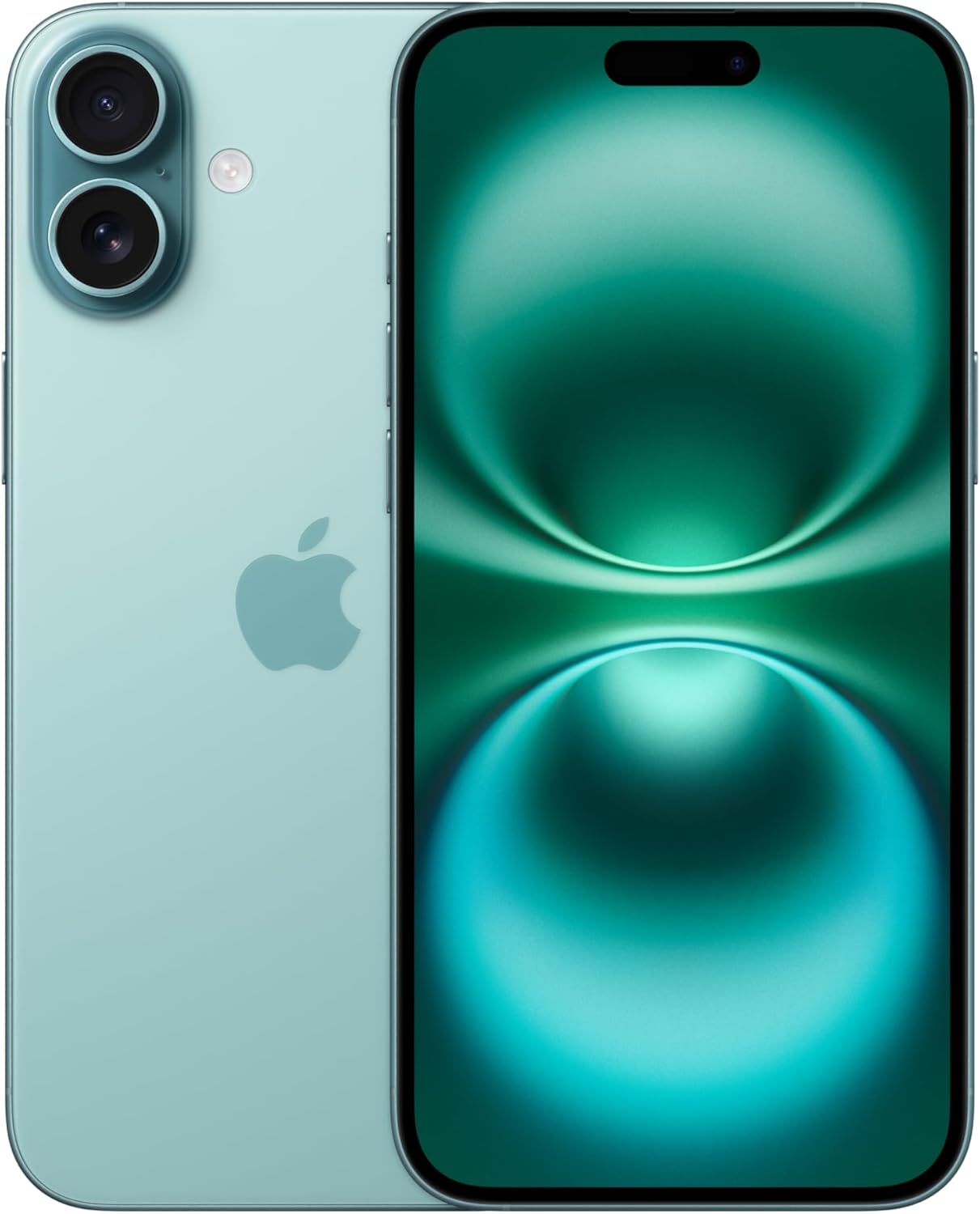 Apple iPhone 16 Plus, US Version, 128GB, Teal - Unlocked (Renewed)